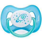 Chupeta - Silicone Ultra Soft - 6m - Comfort - Foguete Azul - Buba