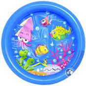 Piscina Inflável Peixinhos 21 Litros Azul Royal DM Toys DMS5435