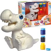 Dinossauro Baby Dinopark Pintura com 3 Tintas Bee Toys 0693 8+