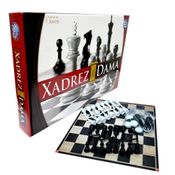 Xadrez e Dama 32 Peças Gala Brinquedos 7+ 2811