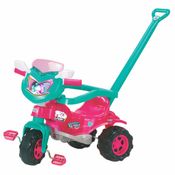 Triciclo Infantil Velotrol c/ Empurrador Uni Rosa Magic Toys