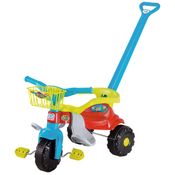 Triciclo Velotrol Infantil Com Empurrador Festa Magic Toys