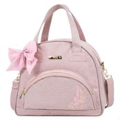 Bolsa de Maternidade Hug Média Floral Rosa