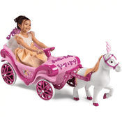 Carrinho Eletrico Zippy Toys Carruagem das Princesas Disney 6V