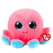 Urso de Pelúcia Ty Beanie Boos 16cm Polvo Rosa Sheldon Original