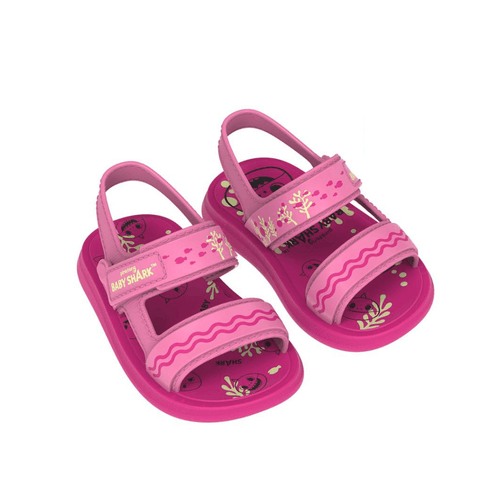 Sandália Infantil Grendene Kids Baby Shark Rosa