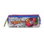 Material escolar - Estojo - Hot Wheels - Branco - Luxcel