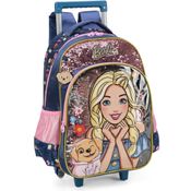 Mochila com Rodas - Barbie - Azul - Luxcel