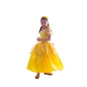 Fantasia Infantil Princesa Bela Luxo - M (Veste - 8)