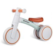 Bicicleta sem Pedal com 3 Rodas para Crianças de 1 a 3 Anos, Welspo, Laranja