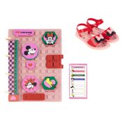 Sandália Infantil Grendene Kids Minnie School Rosa