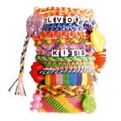 Conjunto de Miçangas - Faça sua Pulseira - Glamour - Bracelete - Toyng