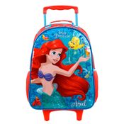 Mochila Com Rodas - Disney - Ariel - Xeryus