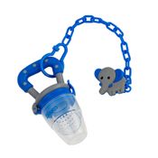 Porta Fruta com Tampa - Cinza e Azul - Brasbaby