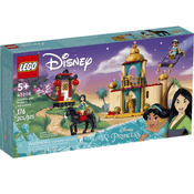 LEGO Disney Aventura de Jasmine e Mulan 176 Peças 5+ 43208