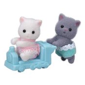 Sylvanian Families Boneco Bebê Gêmeos Gatos Persas 5457Epoch