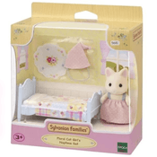 Sylvanian Families Conjunto de Cama Menina Gato 3+5681 Epoch