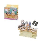 Sylvanian Families Conjunto Cozinha com Ilha 3+ 5442 Epoch