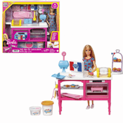 Boneca Barbie Playset Confeitaria C/ Massinha 5+ HJY19Mattel