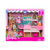 Boneca Barbie Estate Pet Shop com Acessórios 3+ GRG90 Mattel