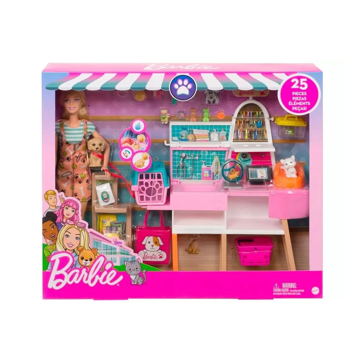 Barbie store dog set