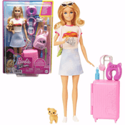 Boneca Barbie Viajante com Acessórios 3+ HJY18 Mattel