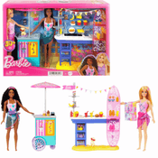 Boneca Barbie Calçadão da Praia Playset 38Pçs 3+ HNK99Mattel