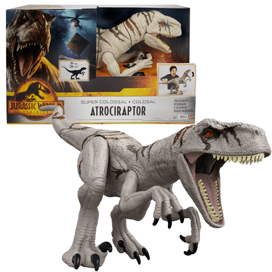 Mattel Jurassic World T-Rex Dinossauro Articulado Super Colossal