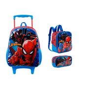 Kit - Mochila - Estojo - Lancheira - Marvel - Homem-Aranha
