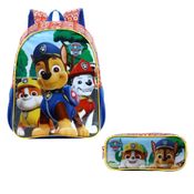 Kit - Mochila - Estojo - Patrulha Canina