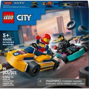 LEGO - City - Great Vehicles - Carros De Karting E Pilotos - 60400