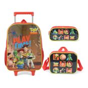 KIT MOCHILA RODINHA TOY STORY LANCHEIRA E ESTOJO - LUXCEL