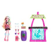 Conjunto de Boneca Articulada com Acessórios - Monster High - Lanches Monstruosos - Lagoona - Mattel