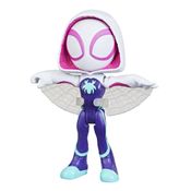 Boneca Articulada - Marvel - Spidey And His Amazing Friends - Ghost Spider Com Capa - 10cm - Hasbro