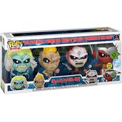 Funko Pop! Iron Maiden 4 Pack Glow In The Dark Exclusive