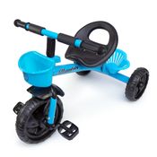 Triciclo Infantil com Pedal e Cesto Azul Mega Compras