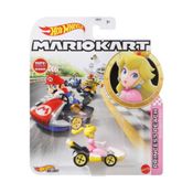 Mario Kart Hot Wheels Metal 1/64 - Peach Standard kart