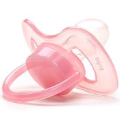 Chupeta Buba Tamanho 1 Comfort Silicone Ultra Soft - Rosa