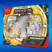 Box Baralho Batalha Liga Miraidon ex Deck Completo Pokémon