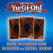 Pack 70 Cartas Yugioh! Com 10 Super ou Ultra Raras E Mais!