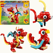 LEGO 3 Em 1 Creator Dragão Vermelho 149 Peças 6+ 31145