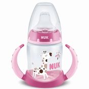 Copo de Treinamento NUK First Choice Rosa 150ml 6M+