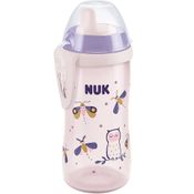 Copo de Treinamento Nuk Kiddy Cup Night Glow Rosa 300ml 12M+