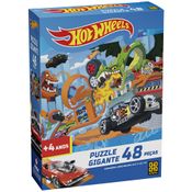 Quebra-cabeça - Universo Hotwheels - Gigante - 48 Peças - Grow