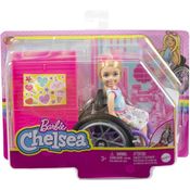 Boneca Barbie Chealsea Cadeirante Loira HGP29 Mattel