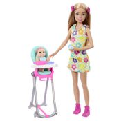 Conjunto de Boneca com Acessórios - Barbie - Skipper com Bebê - Mattel