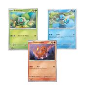 Carta Pokémon Conjunto Bulbasaur Squirtle Charmander SVPpt