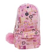 Estojo Escolar Daterra Mini Mochila Com Alca Fabiana Rosa