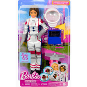 Boneca Barbie Morena Profissões Astronauta HRG45 Mattel