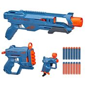 Conjunto de Lança Dardos - Nerf - Elite 2.0 - Loadout -3 Lançadores e 14 Dardos - Hasbro